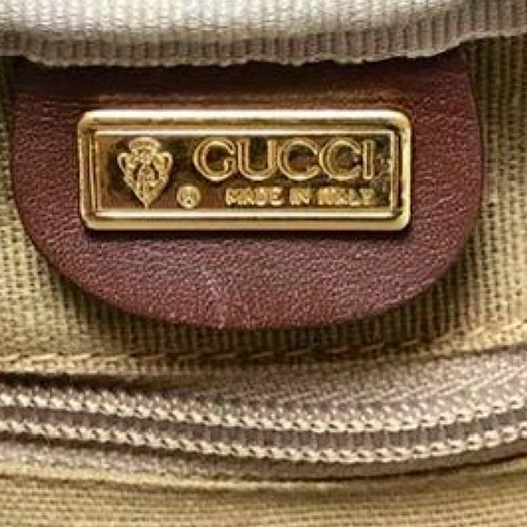 Authentic Vintage Gucci Rare Micro GG Web Luggage with Web Strap - Picture 14 of 15